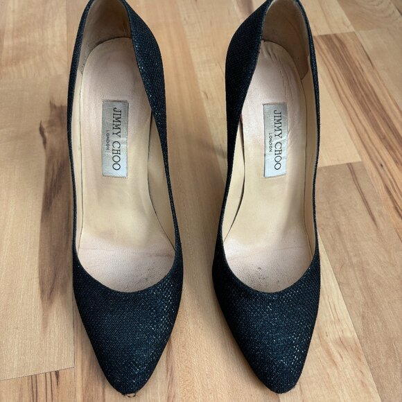 Jimmy Choo Sparkly Pumps - Picture 1 of 8